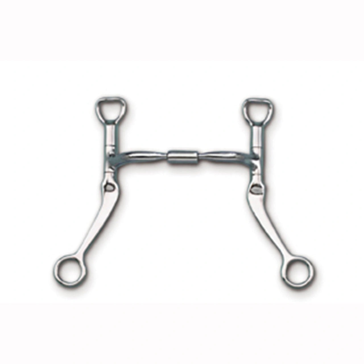 Myler Flat Shank With Sweet Iron Comfort Snaffle Wide Barrel 5 1/2 Mouth Inch Copper Inlay Mb 02 - Hooves and Paws