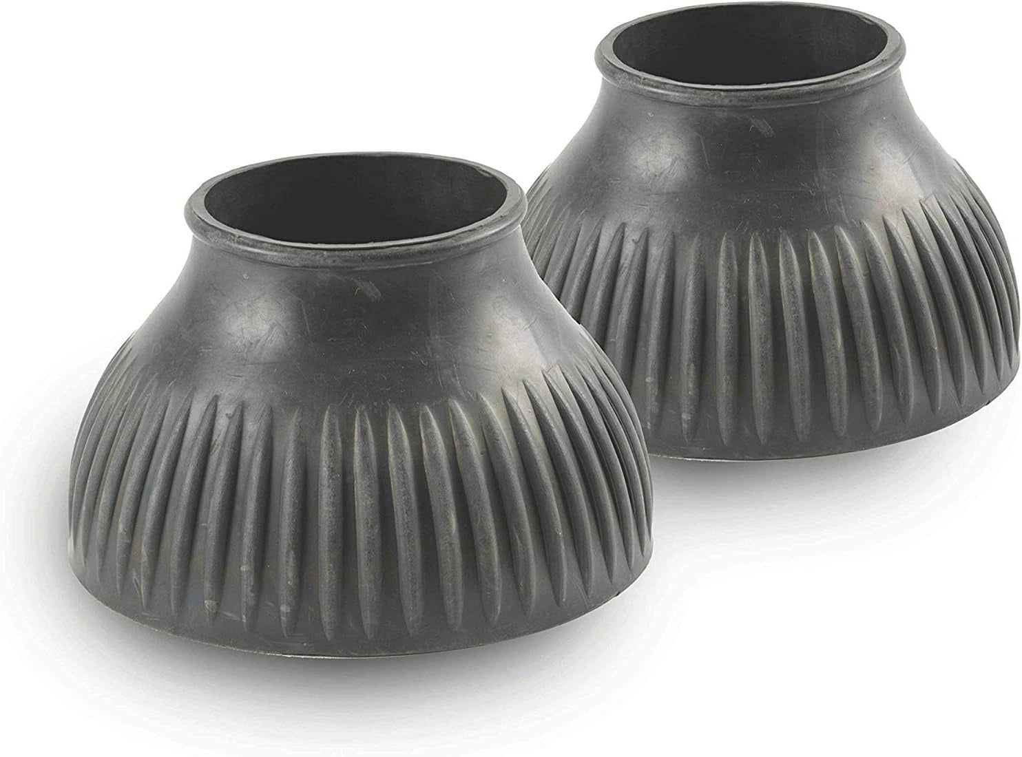 Shires Pull ON Ribbed Bell Boot 87689 - Hooves and Paws