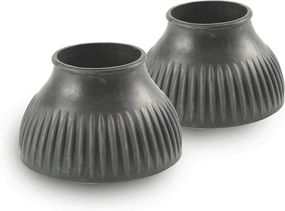 Shires Pull ON Ribbed Bell Boot 87689 - Hooves and Paws