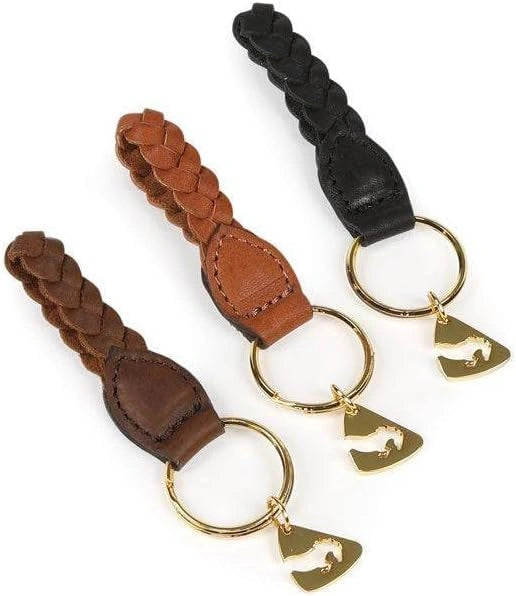 Aubrion Shires Plaited Keyring (Sell out)
