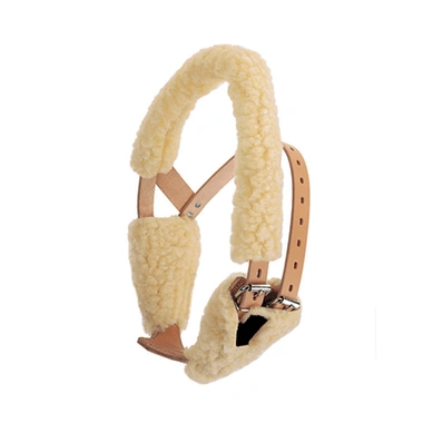 Weaver Leather Jowl And Browband Cover For Miracle Collar, Maize - Hooves and Paws