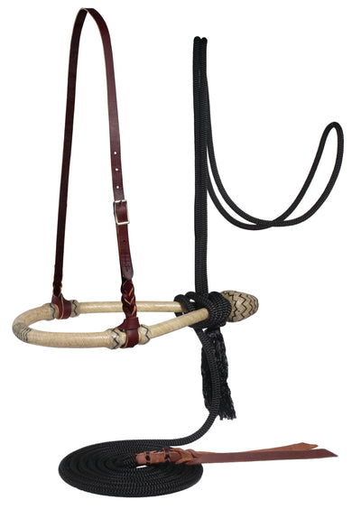 Professional's Choice Bosal/Mecate Set | Complete with Blood Knot Latigo Hanger and a Selection of mecates