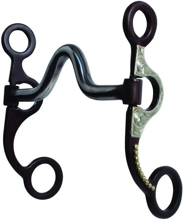 Professional's Choice Bit Cambria Medium Port 5" Mouth Black AVB - 501 - Hooves and Paws