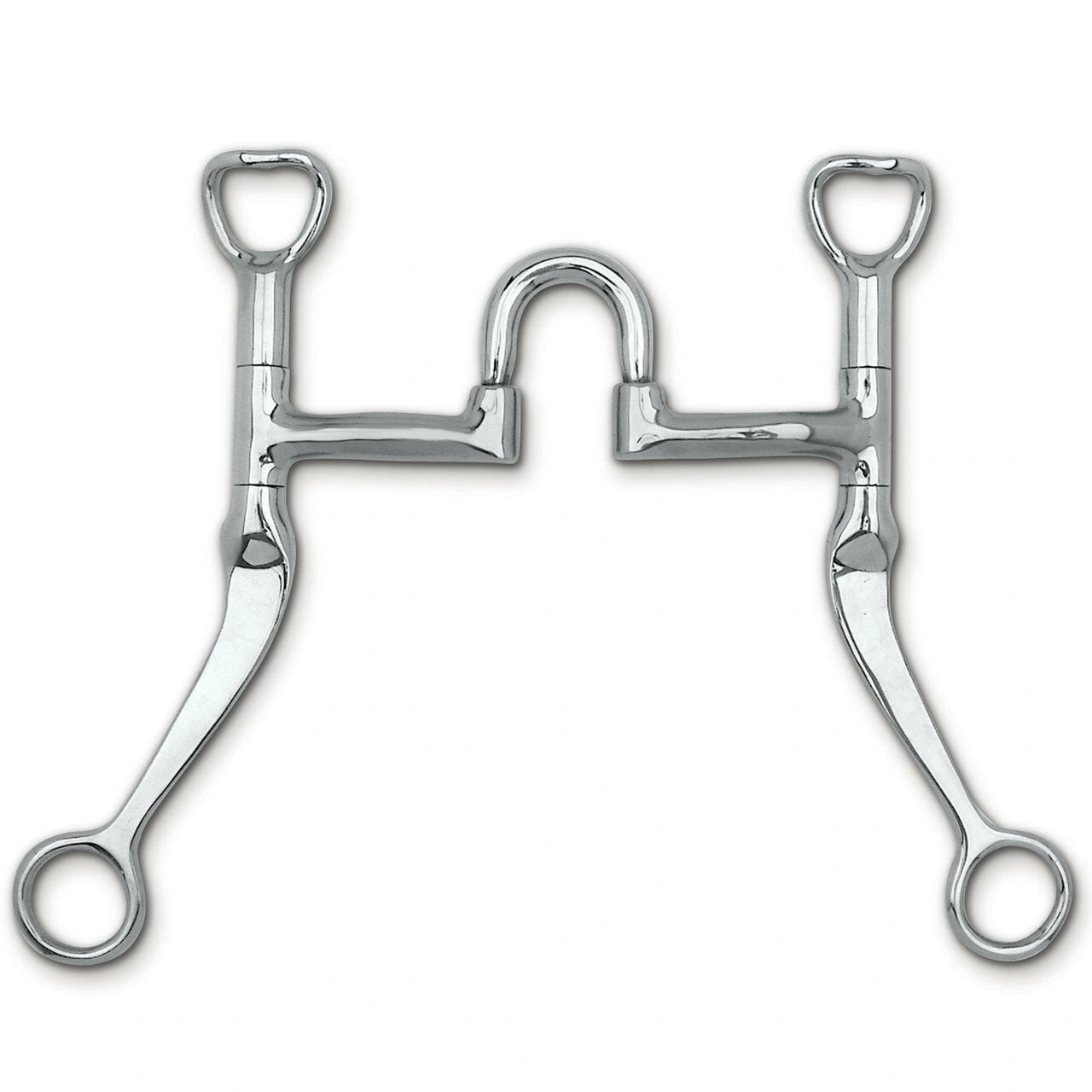 Myler Flat Shank With Sweet Iron Correctional 5 Inch Mouth Curb Bit Mb 27 - Hooves and Paws