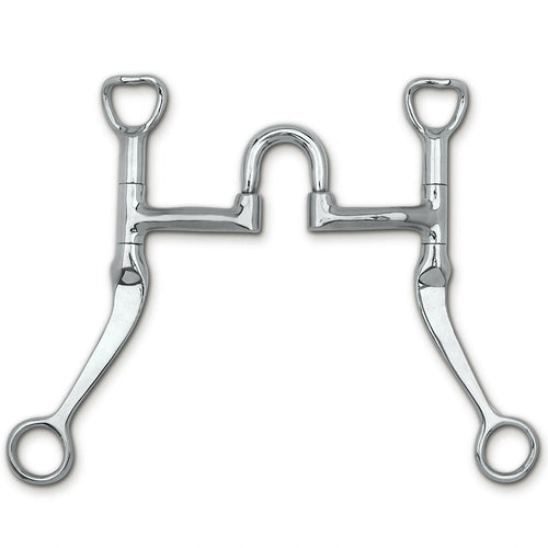 Myler Flat Shank With Sweet Iron Correctional 5 Inch Mouth Curb Bit Mb 27 - Hooves and Paws