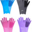 Classic Equine Horse Grooming Equestrian Pet Wash Gloves - Hooves and Paws