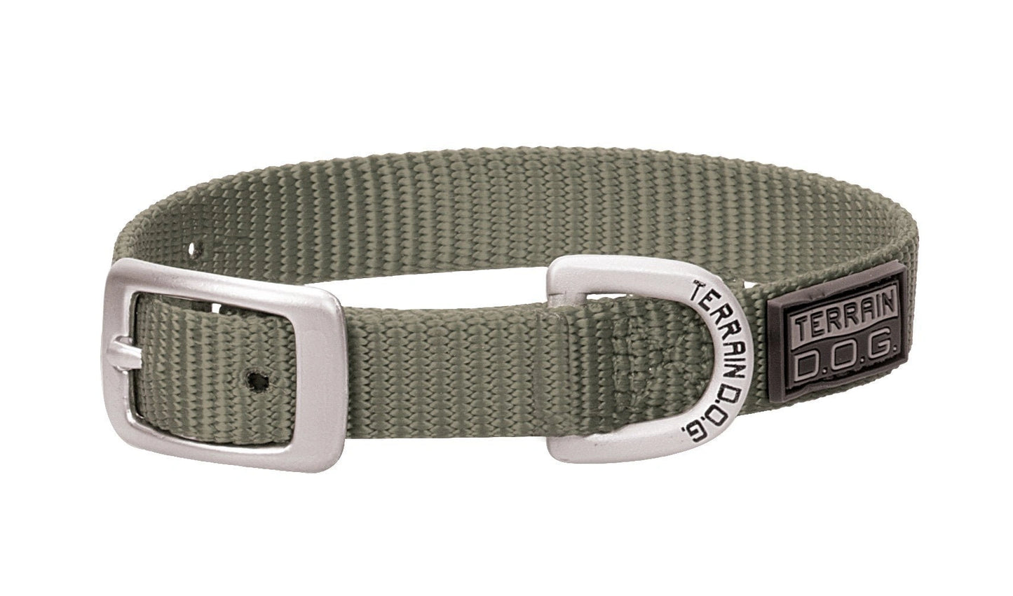 Weaver Leather Nylon Single - Ply Dog Collar - Hooves and Paws