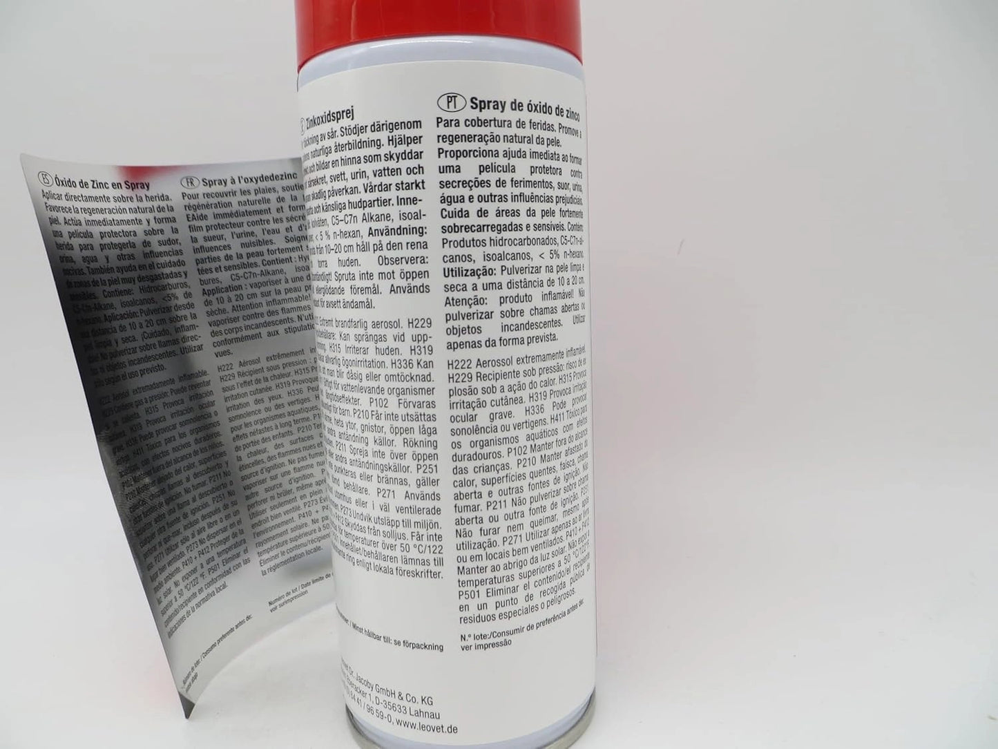 Leovet zinc Oxide spray 200ML - Hooves and Paws