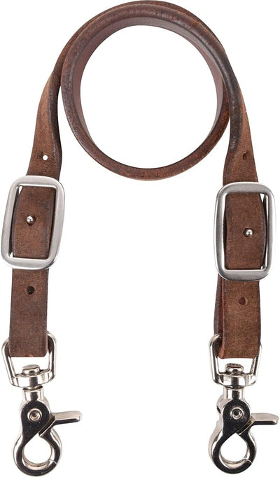 Martin Saddlery Breastcollar Wither Strap Roughout, Chocolate - Hooves and Paws