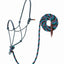 Weaver Leather Bamboo Ecoluxe Horse Equine Average Rope Halter with 10' Lead - Hooves and Paws