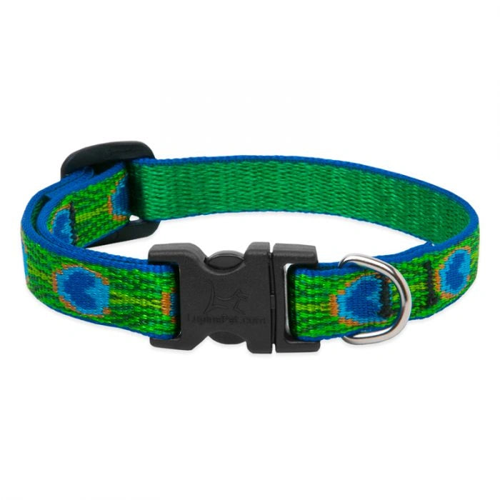 Dog Collar Lupine Pet Lifetime Adjustable 1/2" 3/4" or 1" Puppy Original Designs - Hooves and Paws