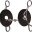 Professional's Choice Brittany Pozzi 5" Gag Bit - 3-Piece Smooth Dogbone Snaffle, Sweet Iron