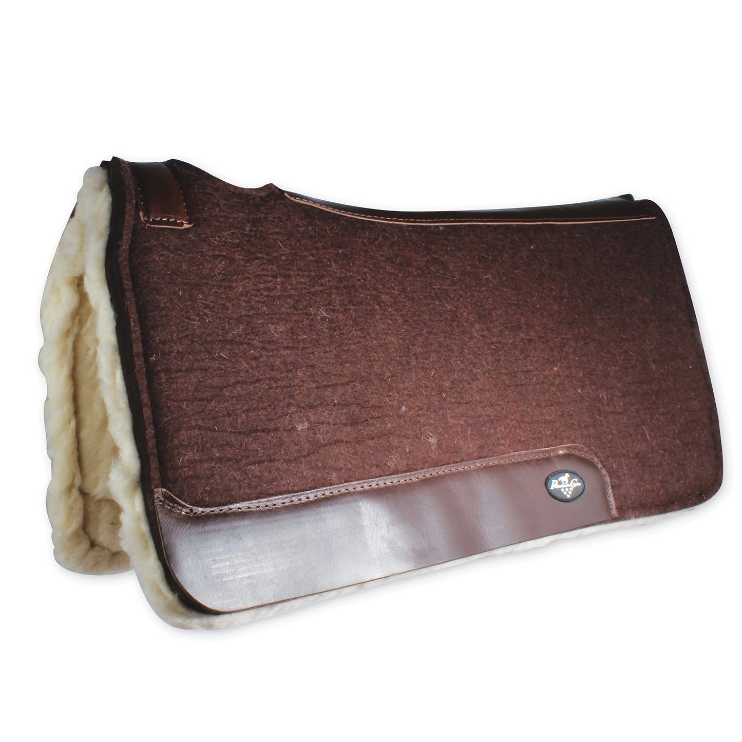 Professional's Choice 100% Wool Felt Contoured Saddle Pad - Pressure Relief & Comfort