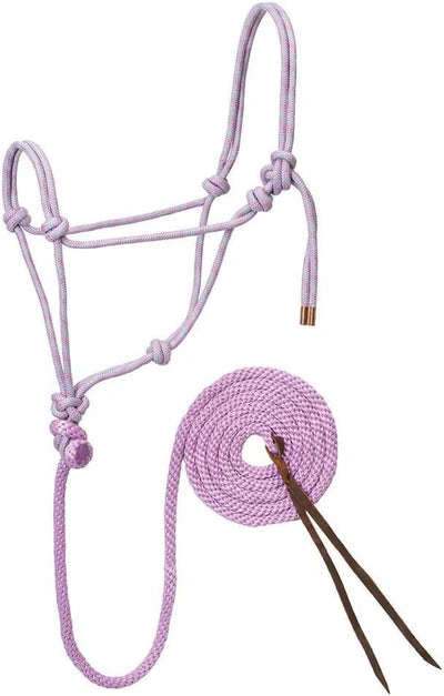 Weaver Leather Diamond Braid Rope Halter and Lead - Hooves and Paws