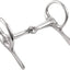 Weaver Leather Miniature Horse Half Cheek Snaffle Bit - 3.5" Mouth, Nickel-Plated Malleable Iron