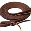 Weaver Leather Roper Reins - 1/2" x 7.5' - Golden Chestnut Premium Harness Leather with Weighted Ends