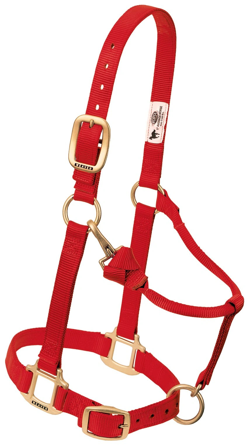 Weaver Leather Horse Halter: Adjustable Nylon for Comfort & Durability