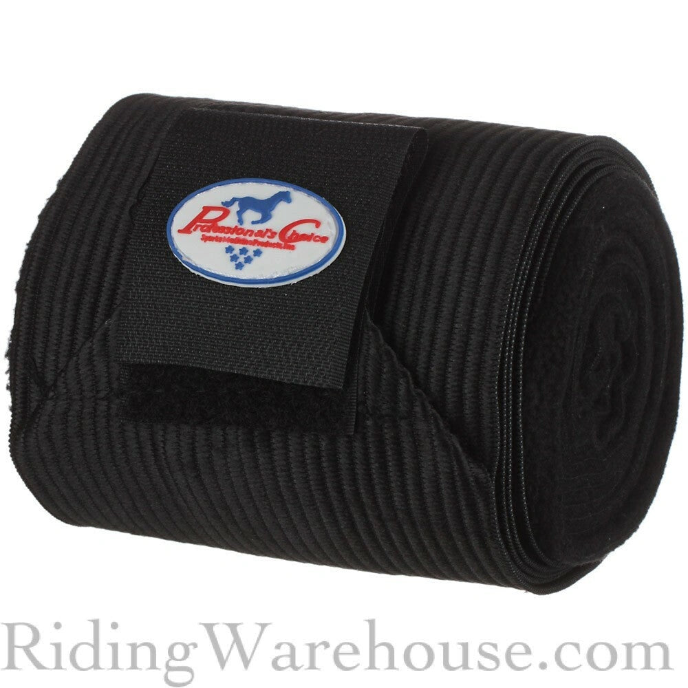 Professionals Choice Combo Bandages - 4-Way Stretch Polo & Elastic Workout Wraps, Set of 4