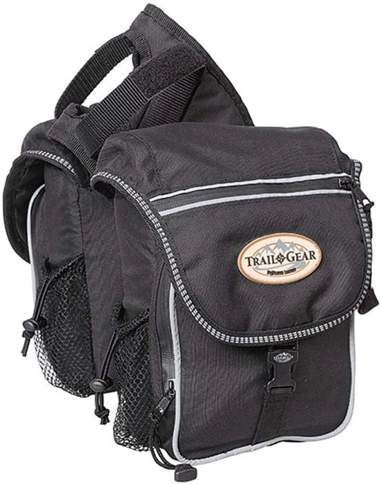 Weaver Leather Trail Gear Horse Equine Pommel Horn Bag - Hooves and Paws