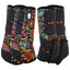Classic Equine Legacy2 Neon Flower Splint Boots - Limited Edition Horse Leg Protection with Cradle Fetlock System