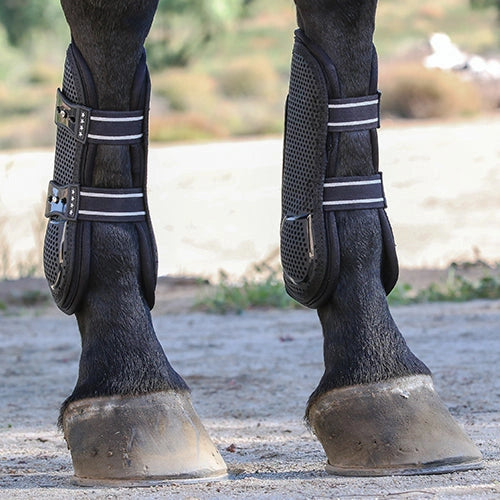 Professionals Choice Pro Performance Horse Boots - Breathable TPU Mesh & Air Cushion - Non-Water Retaining - Horse Size