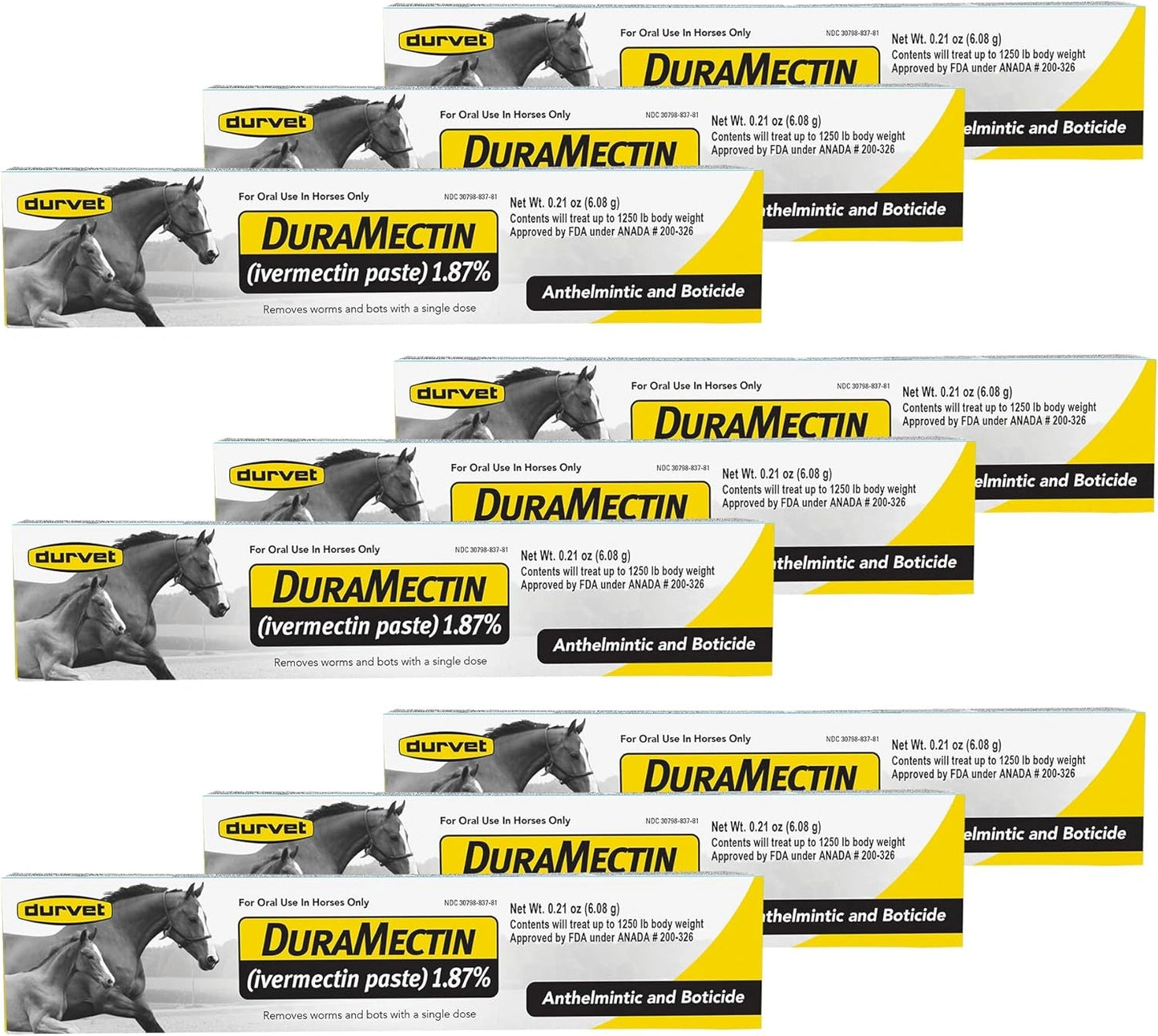 Duramectin (Ivermectin 1.87%) 6.08gm, 9 Count