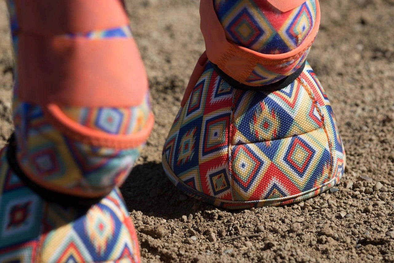 Weaver Leather Horse Equine Ballistic 2520D Nylon No - Turn Overreach Bell Boots - Hooves and Paws