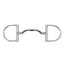 Myler 3 3/8" Medium Dee With Wide Ported Barrel Snaffle 5 Inch Mouth English Dee W/O Hooks Mb 33wl - Hooves and Paws