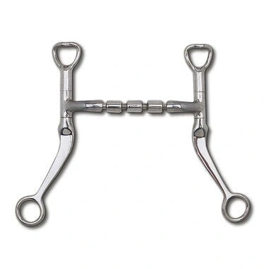 Myler Flat Shank With Sweet Iron Mullen Triple Barrel 4 3/4 Inch Mouth Curb Bit Mb 32 - 3 - Hooves and Paws