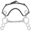 Myler 3 - Ring Combination Bit - 6" Shank With Sweet Iron Comfort Snaffle 5 Inch Mouth Mb 01 - Hooves and Paws