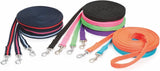 Shires Soft Feel Lunge Line - 26ft (8m) - Black Tubular Nylon with Swivel Trigger Clip