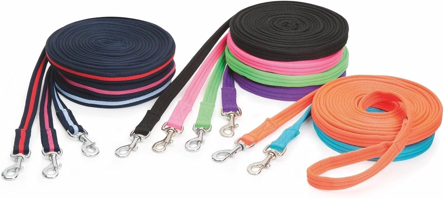 Shires Equestrian Soft Feel Lunge Line 4231 - Hooves and Paws
