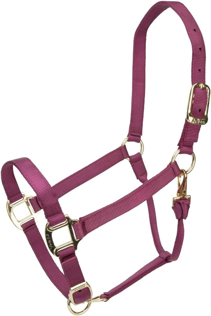 Shires ARMA Adjustable Horse Nylon Halter 10574 - Hooves and Paws
