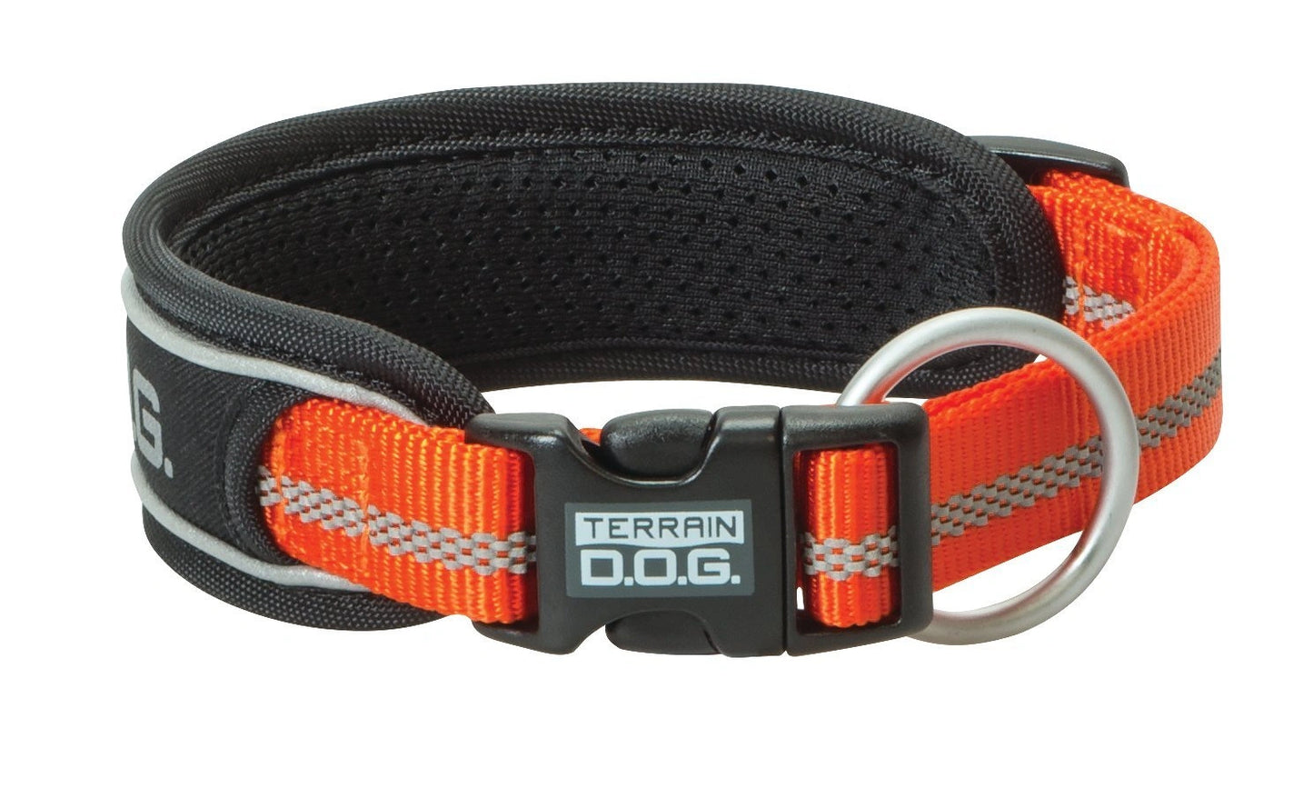 Weaver Leather Terrain Padded Reflective Snap - n - Go Adjustable Collar (Sell out) - Hooves and Paws
