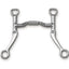 Myler Flat Shank With Sweet Iron Forward Tilt Ported Barrel 5 Inch Mouth Curb Bit Mb 36 - Hooves and Paws