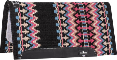 Classic Equine 1-inch Straight Pad - Black-Latte, 32x34 - Comfort & Protection