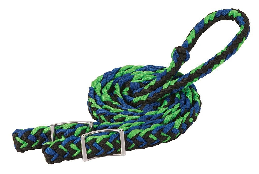 Weaver Leather Braided Nylon Barrel Rein 35 - 2051 - Hooves and Paws
