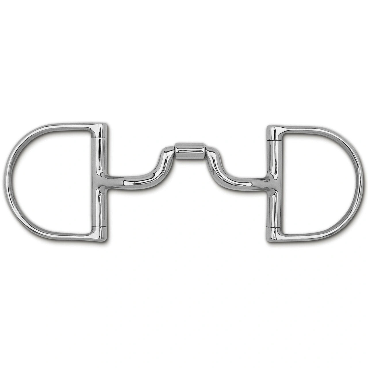 Myler English Dee Without Hooks With Stainless Steel Low Ported Barrel Narrow Snaffle 5 Inch Mouth Copper Inlay Mb 43lp - Hooves and Paws