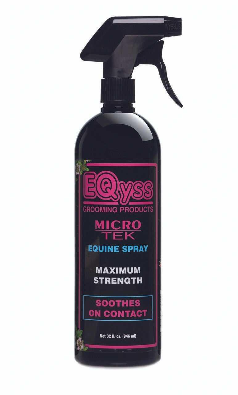 Eqyss Micro-Tek Equine Medicated Spray for Itch Relief, Sweet Itch & Rain Rot - 32oz