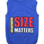Parisian Pet Size Matters Embroidered Tshirt - Hooves and Paws