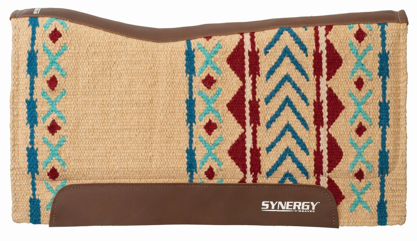 Weaver Leather Synergy Natural Fit Performance Wool Blend Felt Saddle Pad - Hooves and Paws