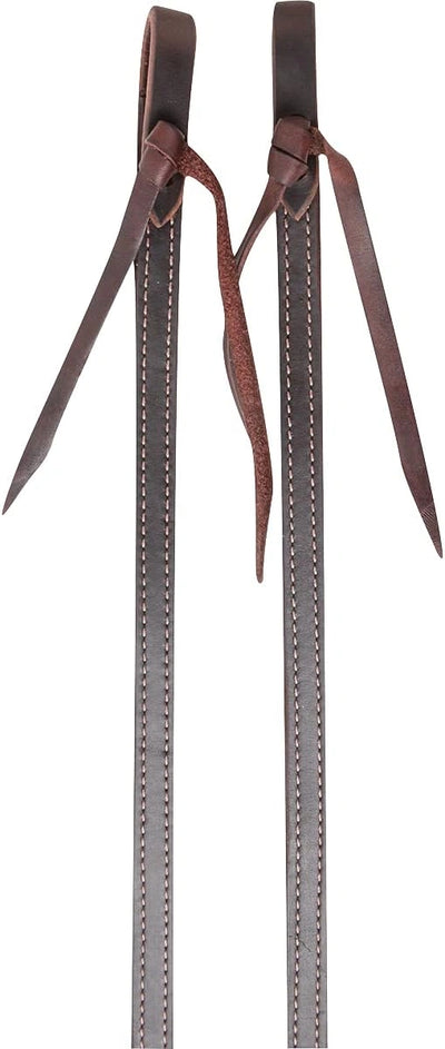 Riendas de lazo Martin Saddlery - 5/8" de ancho - Cuero latigo premium doble y cosido con lazadas