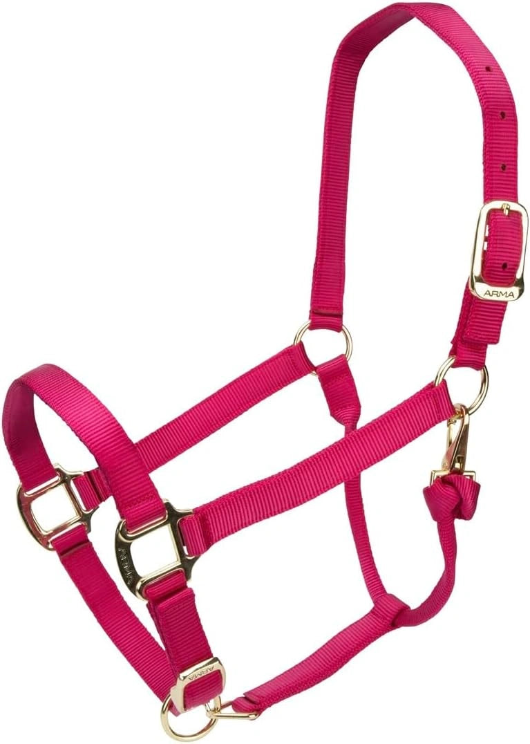 Shires ARMA Adjustable Horse Nylon Halter 10574 - Hooves and Paws