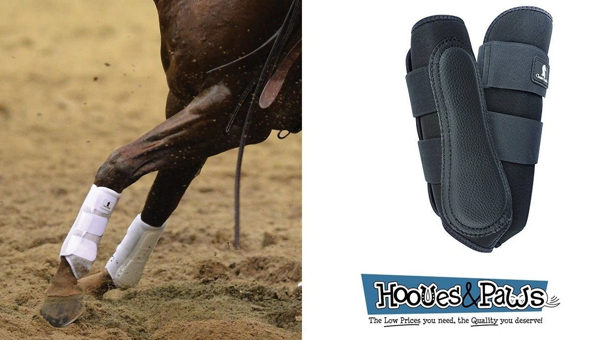 Classic Equine Air Wave EZ Wrap II Horse Equine Splint Protective Boots - Hooves and Paws