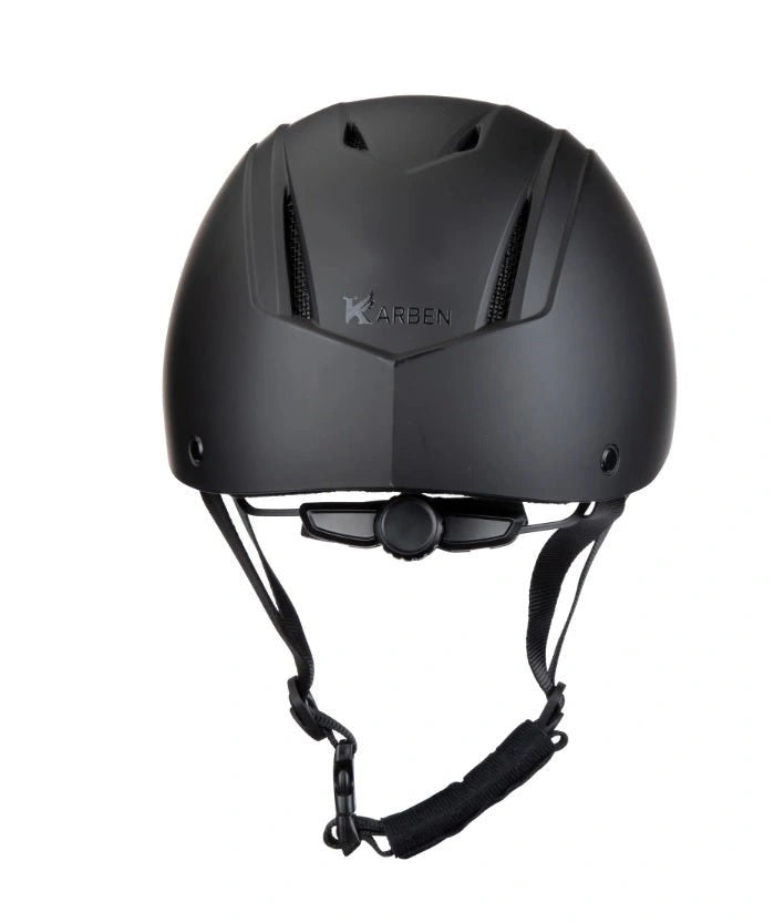 Shires Karben Equestrian Riding Helmet Low Profile Matteo Horse Schooling Safety - Hooves and Paws