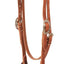 Martin Saddlery Rawhide Laced Browband Headstall - Hermann Oak
