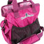 Pink equestrian bag with 'Classic Equine' logo on a white background
