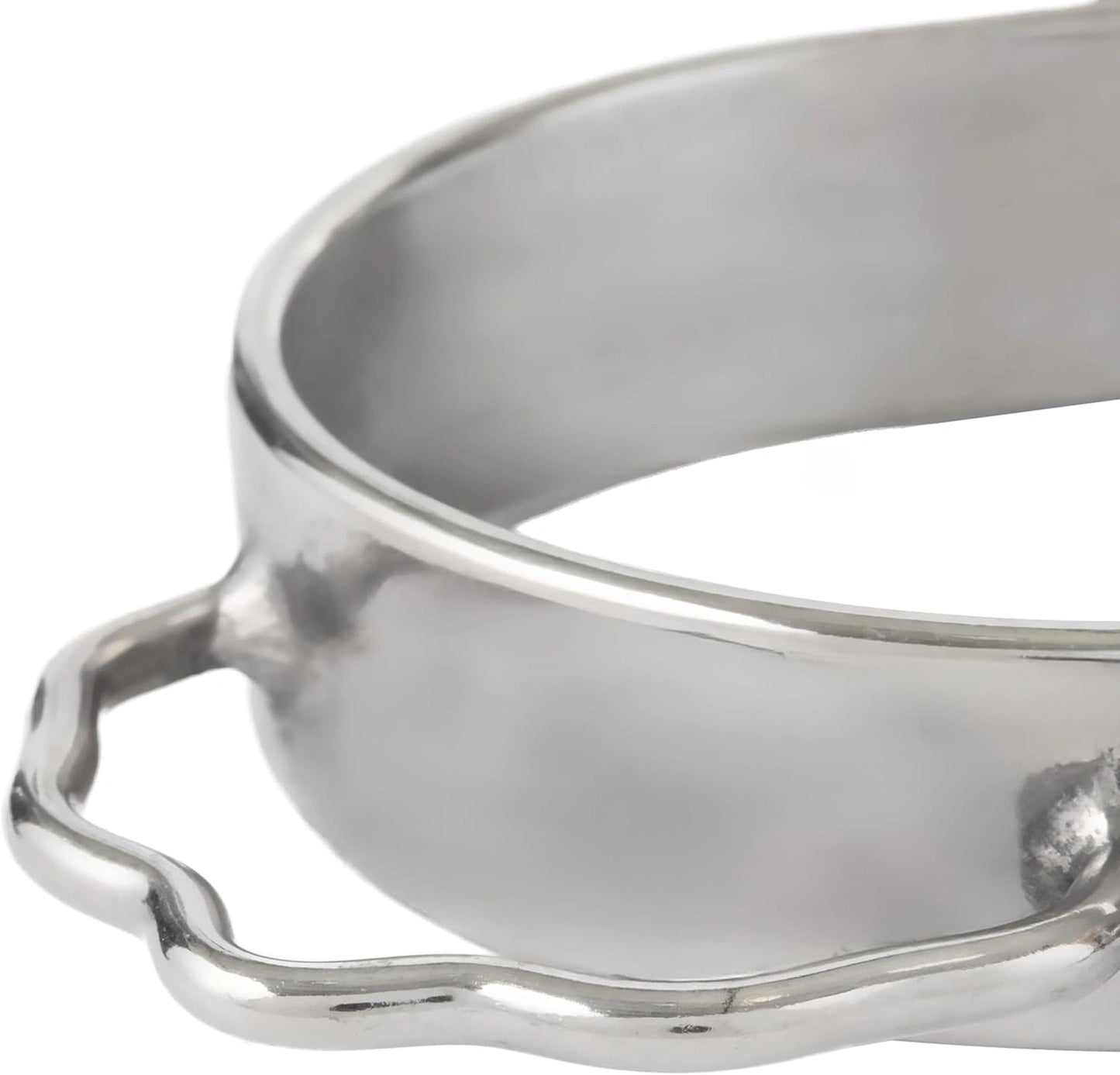 Weaver Leather Women's Silver Barrel Horse Spurs - Nickel Plated Steel - 3/4" Band - Ladies' Size