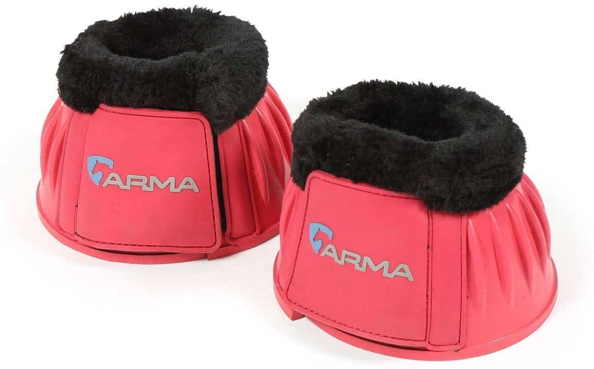 Shires Arma Overreach Fleece Bell Boots: Ultimate Hoof Protection