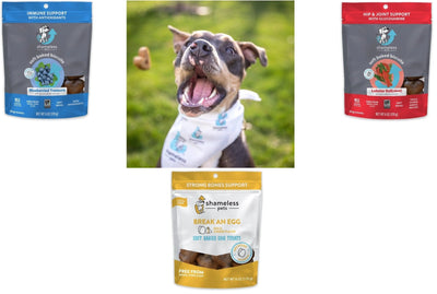 SHAMELESS PETS Soft Dog Treats - Natural Healthy Treats Grain Free Biscuits - Hooves and Paws